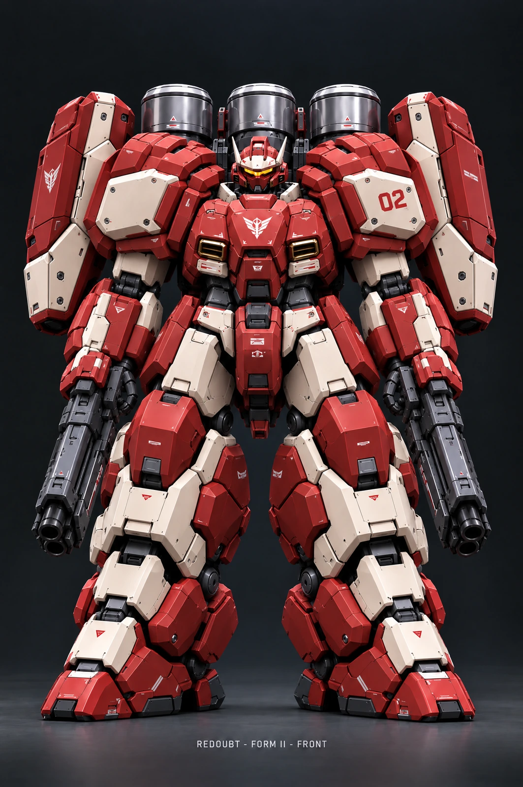 REDOUBT Form II original mech family artwork